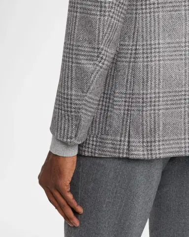Zegna Men's Cashmere and Silk Plaid Two-Button Sport Coat | Thumbnail 8
