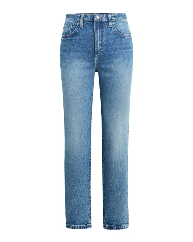The Valentina Super-High Rise Straight Jeans