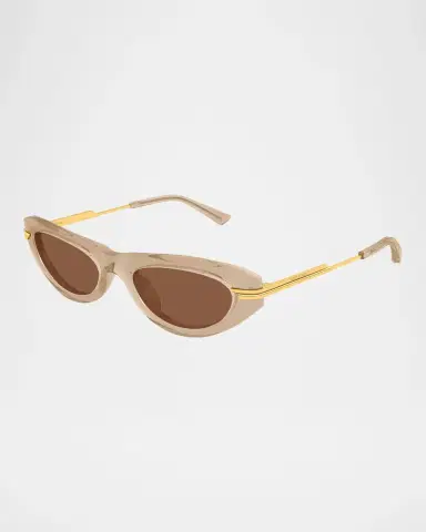 Bottega Veneta Recycled Acetate Cat-Eye Sunglasses | Thumbnail 2