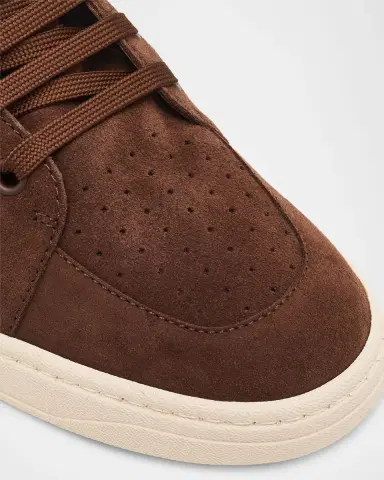 Giuseppe Zanotti Men's GZ 94 Scarpa Suede Shearling-Lined Zip-Up Sneakers | Thumbnail 3 Giuseppe Zanotti Men's GZ 94 Scarpa Suede Shearling-Lined Zip-Up Sneakers | Thumbnail 3