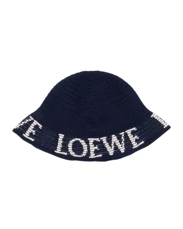 Logo Knit Bucket Hat