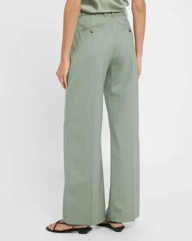 Argent Soho Wide-Leg Seasonless Wool Trousers | Thumbnail 3