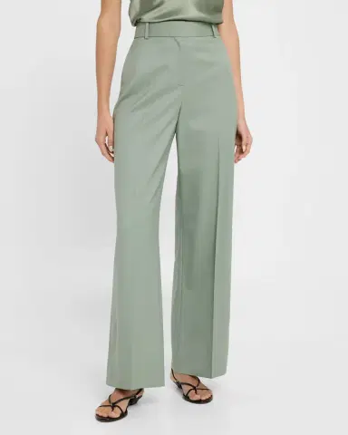 Argent Soho Wide-Leg Seasonless Wool Trousers | Thumbnail 4