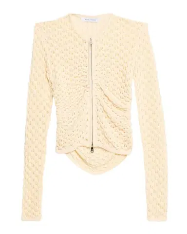 Wynn Hamlyn Pointelle Zip Cardigan | Thumbnail 1