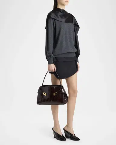 Ferragamo Hug Eel Leather Shoulder Bag | Thumbnail 4 Ferragamo Hug Eel Leather Shoulder Bag | Thumbnail 4