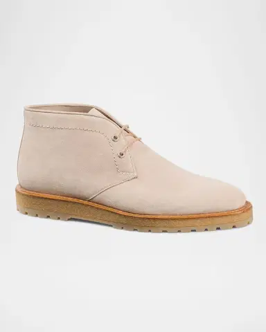 Stefano Ricci Men's Sueda Chukka Boots | Thumbnail 2