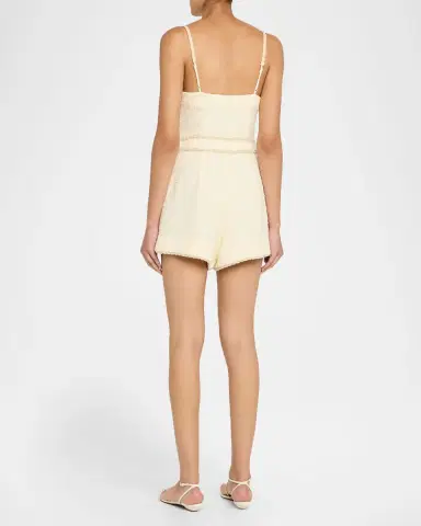 Simkhai Ginny Boucle Romper | Thumbnail 3 Simkhai Ginny Boucle Romper | Thumbnail 3