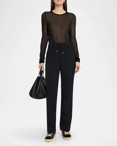 Golden Goose Nella Journey Slim Semi-Sheer Top | Thumbnail 2