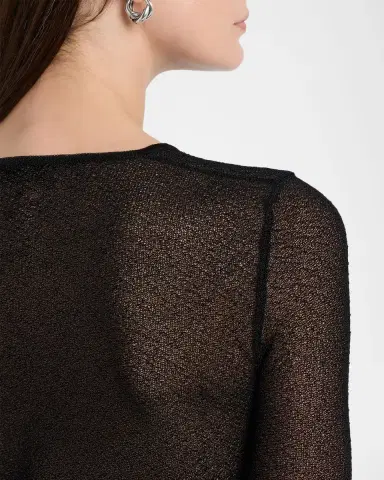 Golden Goose Nella Journey Slim Semi-Sheer Top | Thumbnail 5