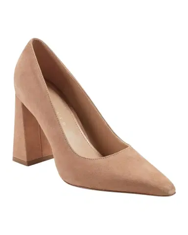Marc Fisher LTD Minny Suede Snip Toe Block-Heel Pumps | Thumbnail 1 Marc Fisher LTD Minny Suede Snip Toe Block-Heel Pumps | Thumbnail 1