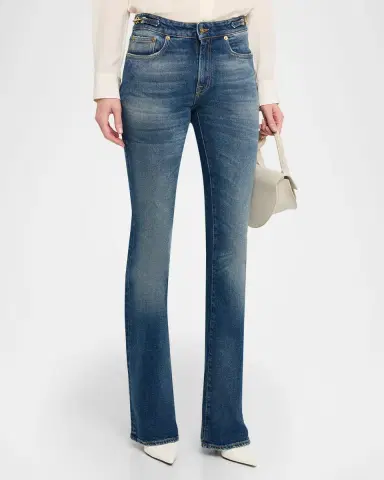 Golden Goose Journey Ophelia Bootcut Chain Jeans | Thumbnail 4 Golden Goose Journey Ophelia Bootcut Chain Jeans | Thumbnail 4