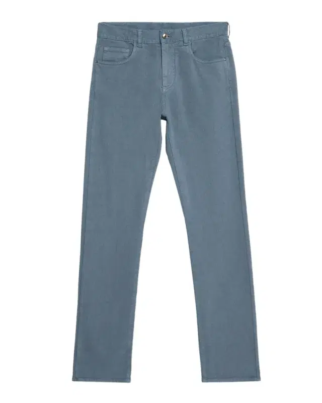 Men's Cotton-Stretch Trim Fit Five-Pocket Pants Men's Cotton-Stretch Trim Fit Five-Pocket Pants