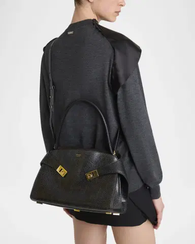 Ferragamo Hug Grain Leather Shoulder Bag | Thumbnail 2 Ferragamo Hug Grain Leather Shoulder Bag | Thumbnail 2
