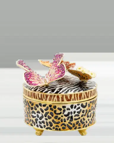 Jay Strongwater Jungle Box with Butterflies | Thumbnail 2 Jay Strongwater Jungle Box with Butterflies | Thumbnail 2