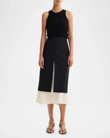 RÓHE Contrast Upside Down Skirt | Thumbnail 2