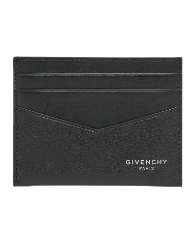 Givenchy Men's Leather V-Cut Card Holder | Thumbnail 1