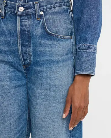 Good Work by Argent x Citizens of Humanity Ayla Baggy Straight-Leg Cotton Denim Jeans | Thumbnail 5 Good Work by Argent x Citizens of Humanity Ayla Baggy Straight-Leg Cotton Denim Jeans | Thumbnail 5