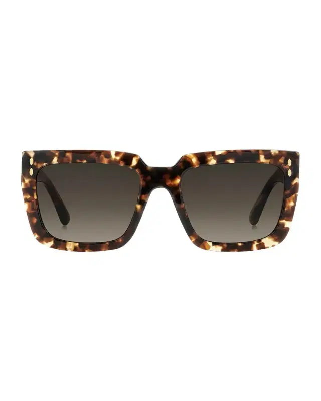 Gradient Square Acetate Sunglasses