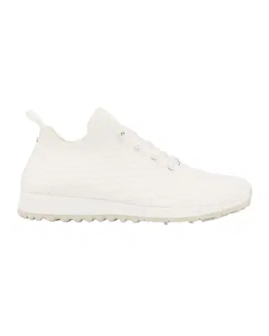 Jimmy Choo Veles Cotton Knit Pearly Stud Sneakers | Thumbnail 1