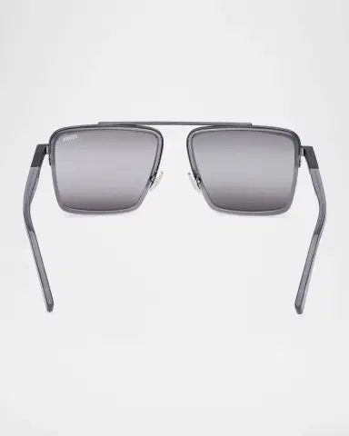 Zegna Men's Metal Aviator Sunglasses | Thumbnail 4