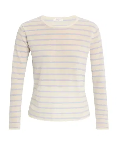 MAJESTIC FILATURES Striped Machine-Washable Cashmere Sweater | Thumbnail 1 MAJESTIC FILATURES Striped Machine-Washable Cashmere Sweater | Thumbnail 1