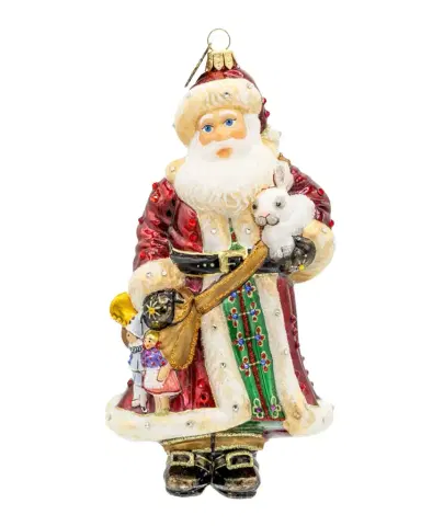Jay Strongwater Santa's Arm Full Of Gifts Christmas Ornament | Thumbnail 1
