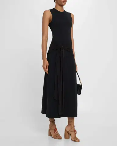 JBQ Rory Tie-Front Midi Dress | Thumbnail 4