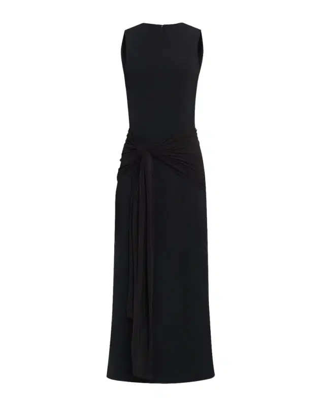 JBQ Rory Tie-Front Midi Dress