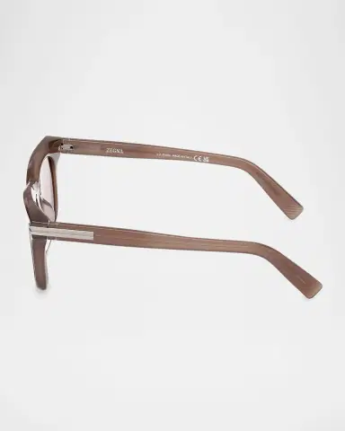 Zegna Men's Acetate Square Sunglasses | Thumbnail 3 Zegna Men's Acetate Square Sunglasses | Thumbnail 3