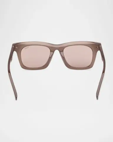Zegna Men's Acetate Square Sunglasses | Thumbnail 4 Zegna Men's Acetate Square Sunglasses | Thumbnail 4