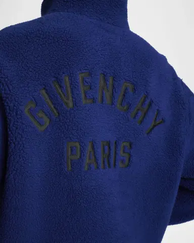 Givenchy Men 's Logo Fleece Jacket | Thumbnail 5