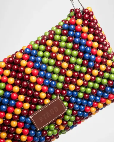 Staud Timmy Convertible Beaded Shoulder Bag | Thumbnail 3