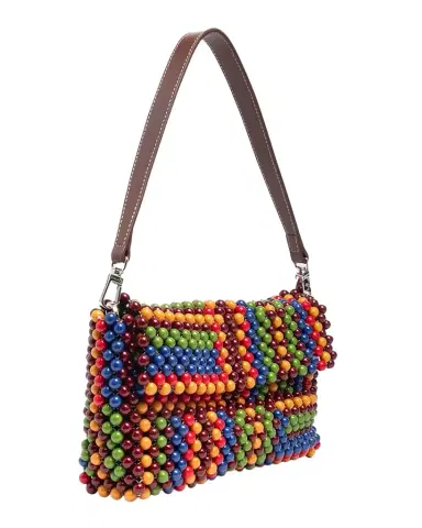 Staud Timmy Convertible Beaded Shoulder Bag | Thumbnail 1