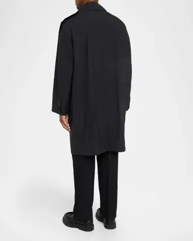 Bottega Veneta Men's Superfine Wool Overcoat | Thumbnail 3 Bottega Veneta Men's Superfine Wool Overcoat | Thumbnail 3
