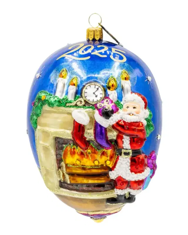 2025 Dated Hanging With Care Christmas Ornament
