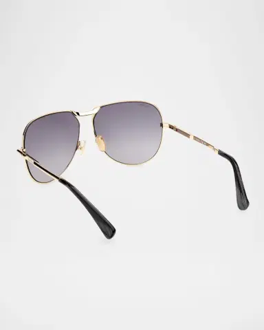 Max Mara Miller-2 Metal Aviator Sunglasses | Thumbnail 2 Max Mara Miller-2 Metal Aviator Sunglasses | Thumbnail 2