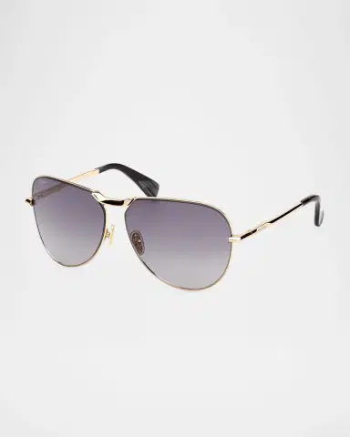 Max Mara Miller-2 Metal Aviator Sunglasses | Thumbnail 3 Max Mara Miller-2 Metal Aviator Sunglasses | Thumbnail 3
