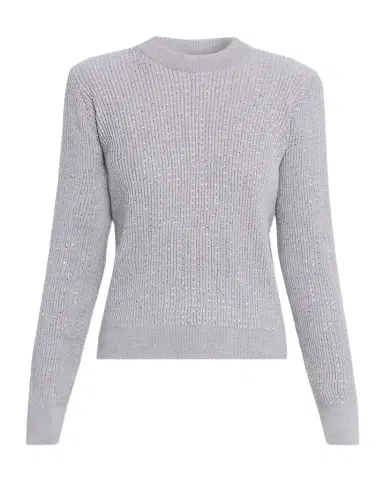 Golden Goose Journey Crewneck Crystal Embellished Sweater | Thumbnail 1 Golden Goose Journey Crewneck Crystal Embellished Sweater | Thumbnail 1