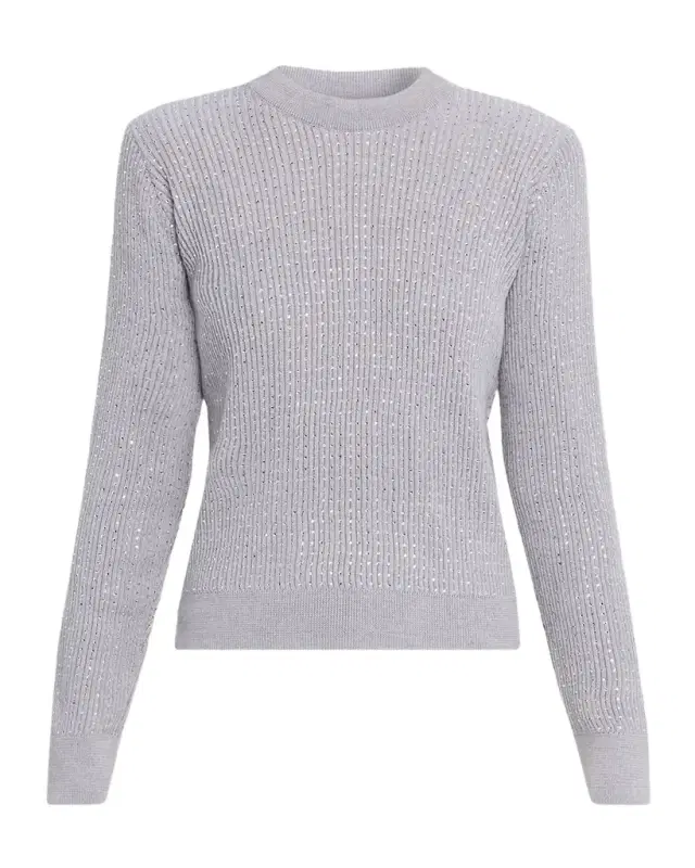 Golden Goose Journey Crewneck Crystal Embellished Sweater
