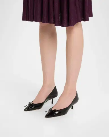 Jacquemus 45mm Les Escarpins Tourni Leather Pumps | Thumbnail 2 Jacquemus 45mm Les Escarpins Tourni Leather Pumps | Thumbnail 2