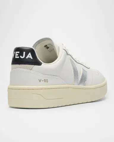 Veja V-90 Bicolor Low-Top Sneakers | Thumbnail 3 Veja V-90 Bicolor Low-Top Sneakers | Thumbnail 3