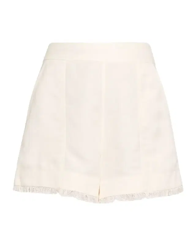 SIMKHAI Dax Fringe Linen-Blend Shorts