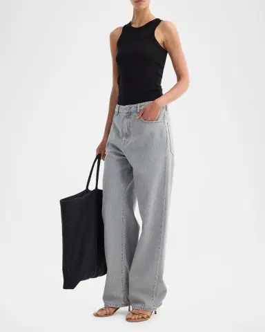 RÓHE Baggy Mid-Rise Jeans | Thumbnail 5