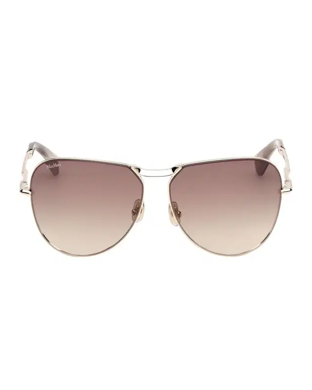 Miller-2 Metal Aviator Sunglasses