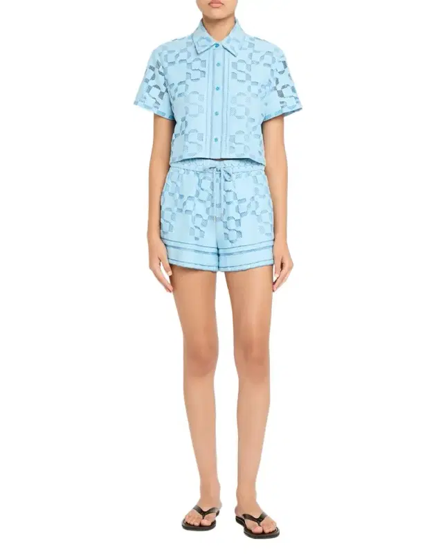Hannah Logo Pull-On Shorts