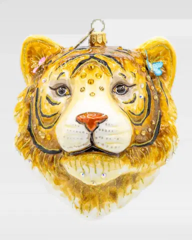 Jay Strongwater Crowned Ember Christmas Ornament | Thumbnail 2