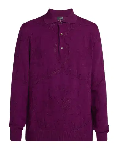 Etro Men's Large Paisley Jacquard Crewneck Sweater | Thumbnail 1