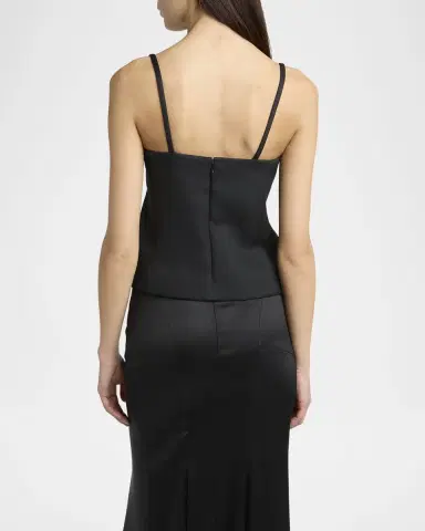 Giorgio Armani Pockets Techno Scuba Bustier Top | Thumbnail 2