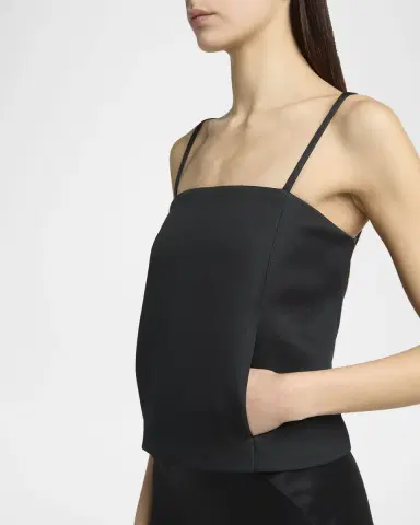 Giorgio Armani Pockets Techno Scuba Bustier Top | Thumbnail 4