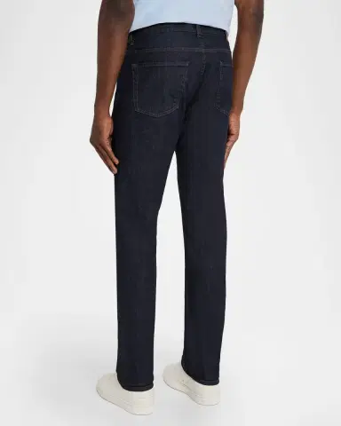 Canali Men's Dark-Wash Denim Straight Fit Five-Pocket Pants | Thumbnail 3 Canali Men's Dark-Wash Denim Straight Fit Five-Pocket Pants | Thumbnail 3